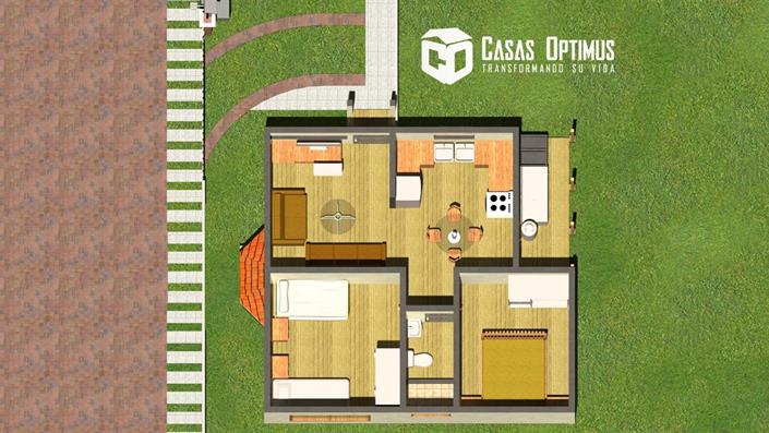 Interior Casita Edén